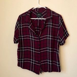 Rails plaid button down shirt size medium